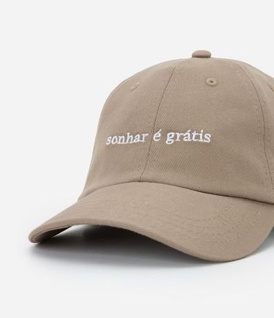 Gorra en Algodón con Estampado Bordada Soñar es Grátis 4