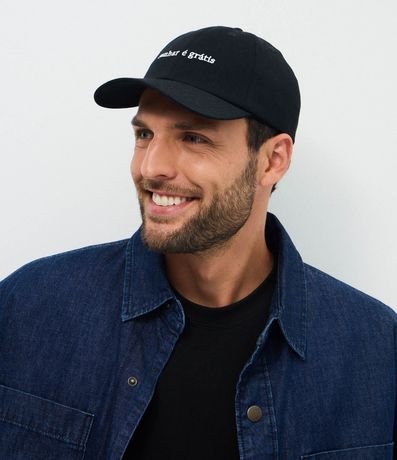 Gorra en Algodón con Estampado Bordada Soñar es Grátis 2