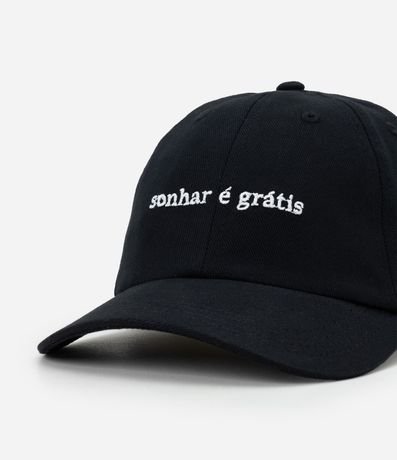 Gorra en Algodón con Estampado Bordada Soñar es Grátis 6