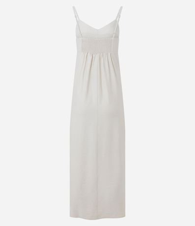 Vestido Midi Evasê en Viscosa con Escote Corazón 2