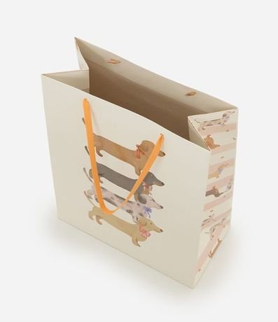 Bolsa de Regalo Mediana con Estampa de Perro Salsicha 3