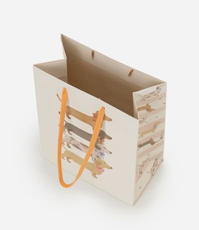 Bolsa de Regalo Pequena con Estampa de Perro Salsicha 3