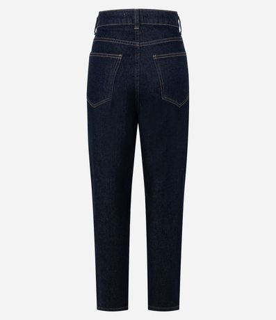 Pantalón de Jean Mom con Remaches y Cintura Alta 3