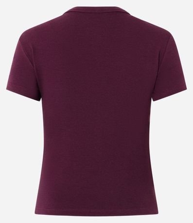 Blusa Alargada Ajustada en Rib 7