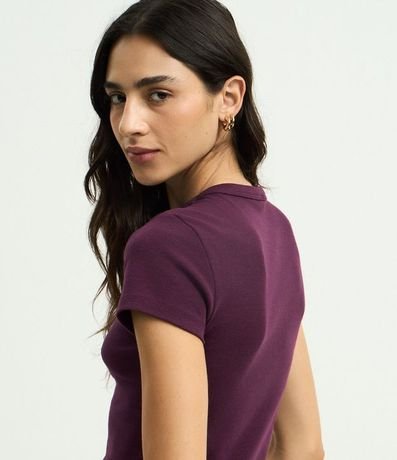 Blusa Alargada Ajustada en Rib 3