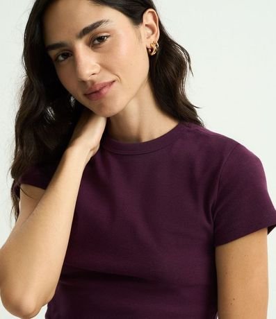 Blusa Alargada Ajustada en Rib 4