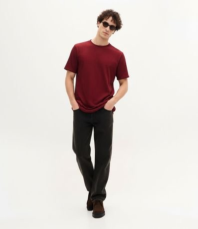 Remera Texturizada en Media Malla