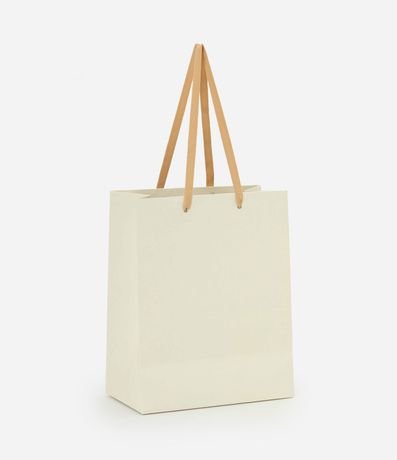 Bolsa de Regalo Pequeña con Textura de Flores