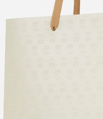 Bolsa de Regalo Pequeña con Textura de Flores 2