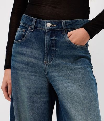 Pantalón Super Wide Jeans con Cintura Mediana 3