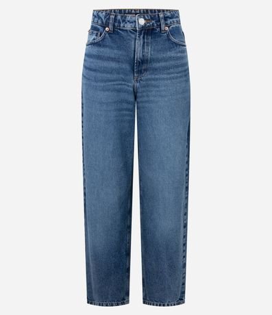 Pantalón de jean Baggy con Cintura Mediana