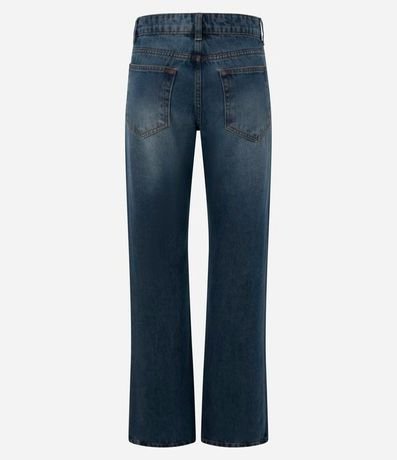 Pantalón Bootcut en Jeans con Cintura Baja y Tachuelas en los Bolsillos 3