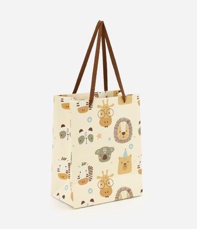 Bolsa de Regalo Pequeña con Estampa de Ositos