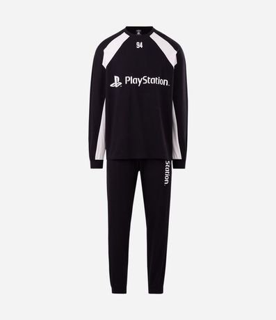 Pijama Largo Licenciado Playstation Oversized 4