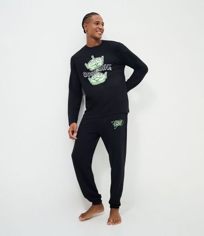 Pijama Largo con Estampado Toy Story Aliens