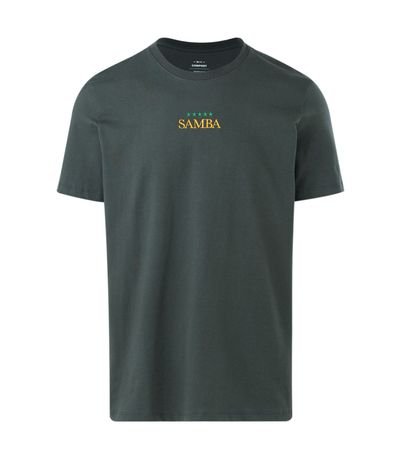 Remera Manga Corta con Bordado Samba 3
