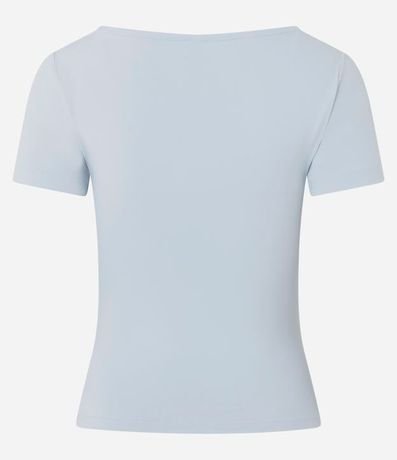 Blusa Manga Corta con Escote Canoa 2