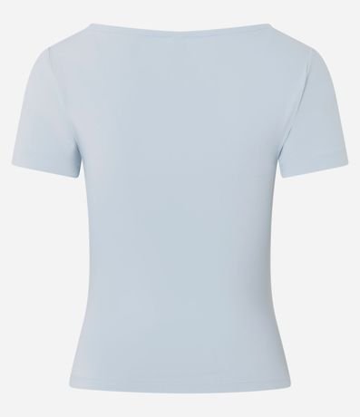 Blusa Manga Corta con Escote Canoa 4
