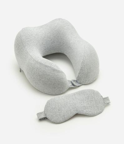 Almohada de Viaje con Máscara de Dormir