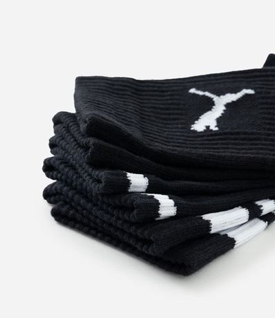 Kit 03 Medias Caña Larga Deportivas en Algodón Puma 6