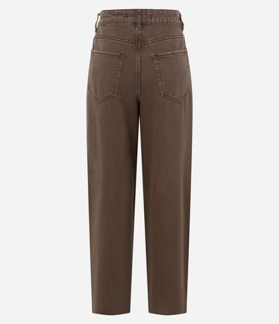 Pantalón Baggy en Jeans con Cintura Mediana y Pañuelo Decorativo 7