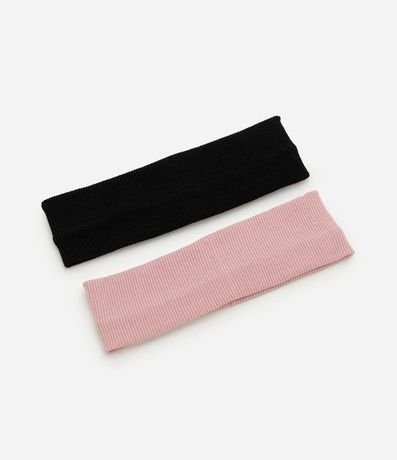 Kit 2x1 Cinta para el Pelo Poliester Acanalada Liso
