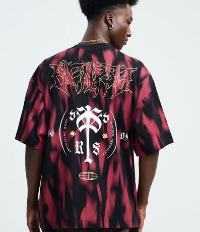 Remera Oversized en Algodón con Estampa Tribal "Speed" 3