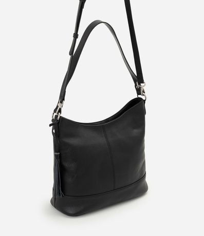 Cartera Hobo Grande en Cuero con Ajuste en el Asa