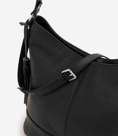 Cartera Hobo Grande en Cuero con Ajuste en el Asa 4