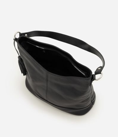 Cartera Hobo Grande en Cuero con Ajuste en el Asa 6