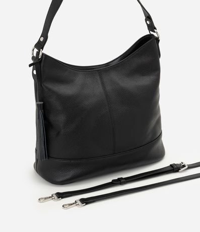 Cartera Hobo Grande en Cuero con Ajuste en el Asa 7