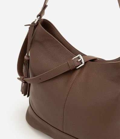 Cartera Hobo Grande en Cuero con Ajuste en el Asa 4