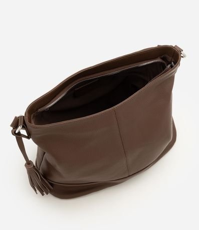 Cartera Hobo Grande en Cuero con Ajuste en el Asa 5