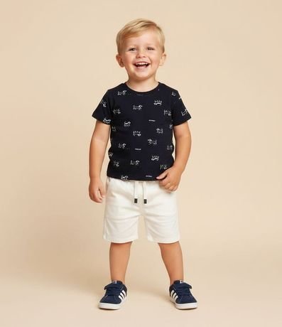 Remera Infantil con Estampado Perro Salchicha- Talle 1 a 4 años