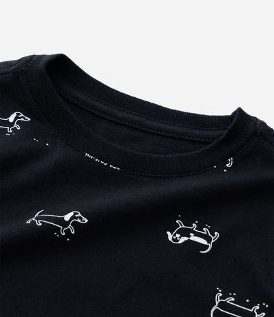 Remera Infantil con Estampado Perro Salchicha- Talle 1 a 4 años 4