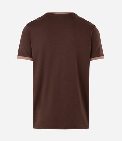 Remera Manga Corta con Cuello Contrastante 5
