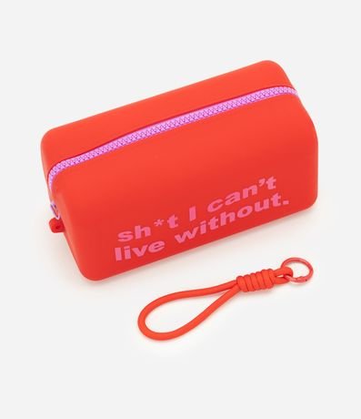 Neceser Mediana en Silicone con Lettering Delantero 5