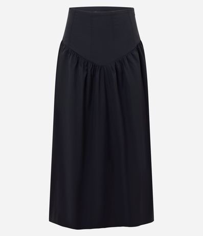 Pollera Larga con Cintura Corset Largo 5