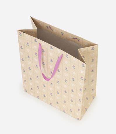 Bolsa de Regalo Mediana con Estamp de Tulipanes 3