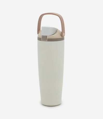 Botella Térmica en Acero Inoxidable con Trava en la Tapa