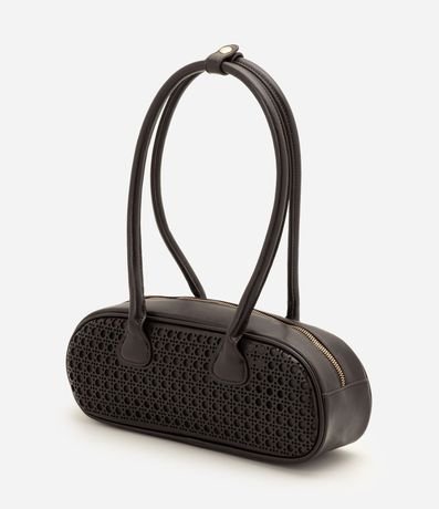 Cartera Bowling Grande en PU con Trama Vazada 4