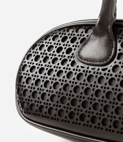 Cartera Bowling Grande en PU con Trama Vazada 6