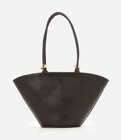Cartera Shopper Grande en PU Estructurado 4