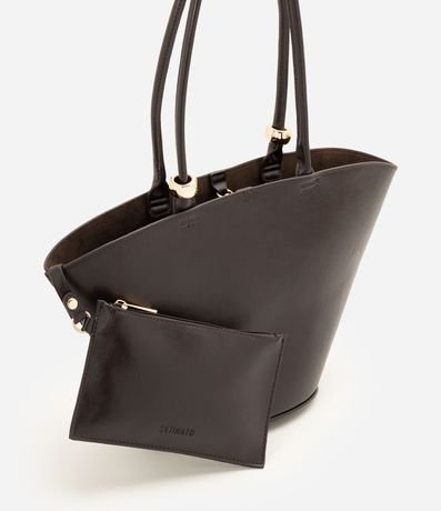 Cartera Shopper Grande en PU Estructurado 5