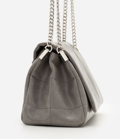 Cartera Shoulder Mediana en PU con Asas de Cadena 2