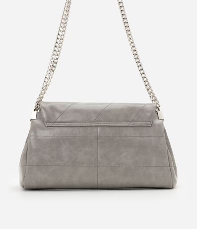 Cartera Shoulder Mediana en PU con Asas de Cadena 3