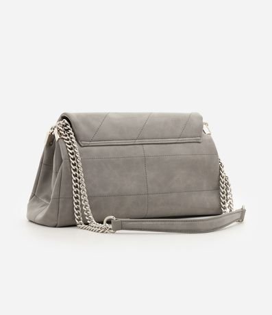Cartera Shoulder Mediana en PU con Asas de Cadena 4