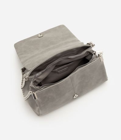 Cartera Shoulder Mediana en PU con Asas de Cadena 6