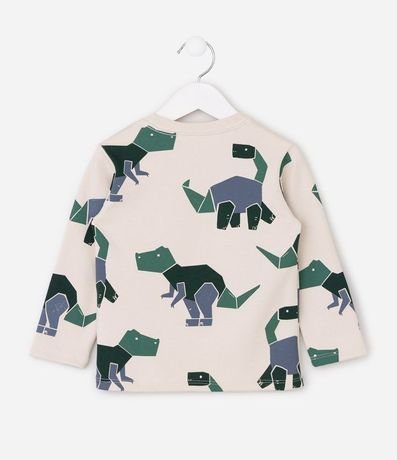 Remera Infantil Manga Larga Estampado Dinosauros – Talle 1 a 6 años 2