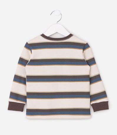 Remera Infantil Rayada en Suedine – Talle 1 a 5/6 años 3
